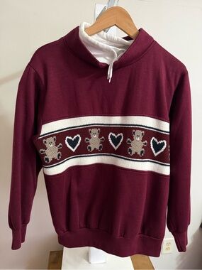 Vintage Bonnie Evans Teddy Bear Sweatshirt